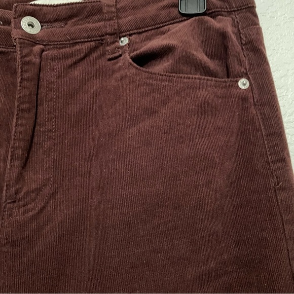 Chelsea & Violet woman’s corduroy flared pant size 30 brown casual comfort boho - Picture 3 of 8